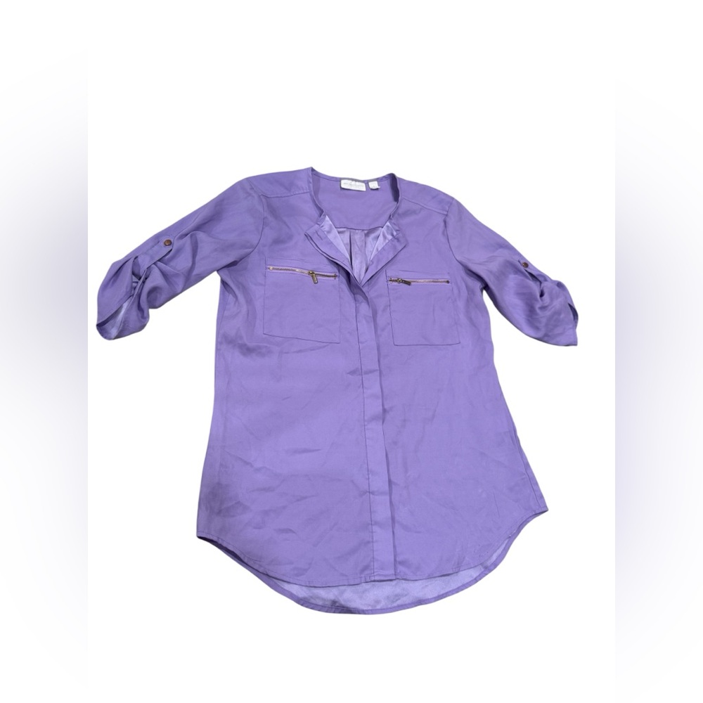 New York &‎ Company Lavender Blouse